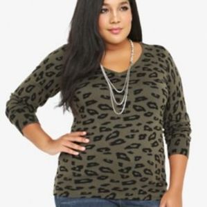 Leopard sweat shirt